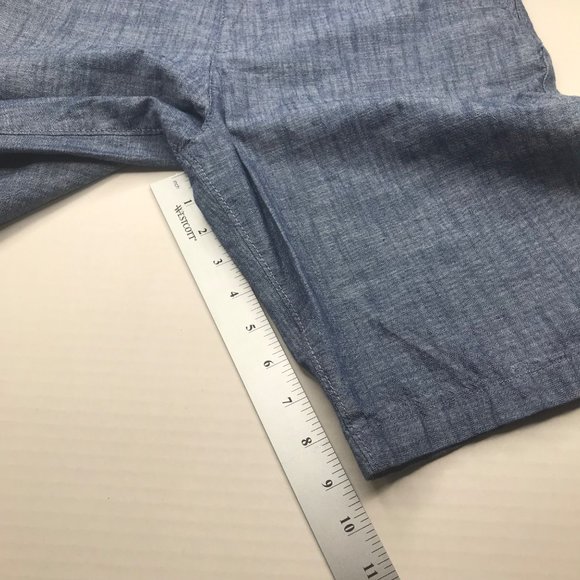 Wonder Nation Boy's Size 18 Adjustable Waist Flat Front Shorts Blue New - Picture 10 of 13